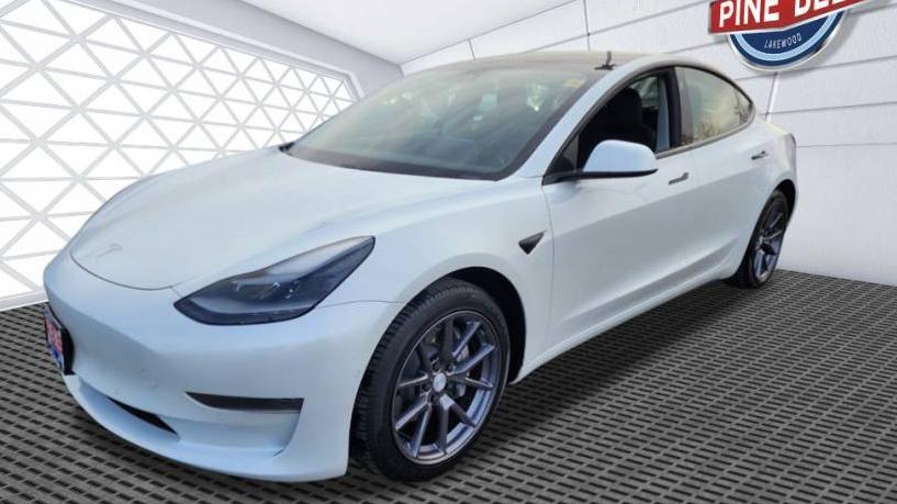 TESLA MODEL 3 2021 5YJ3E1EAXMF085202 image